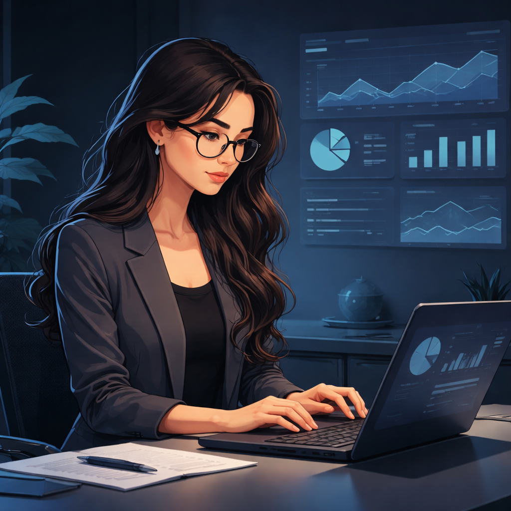Data Analyst Illustration